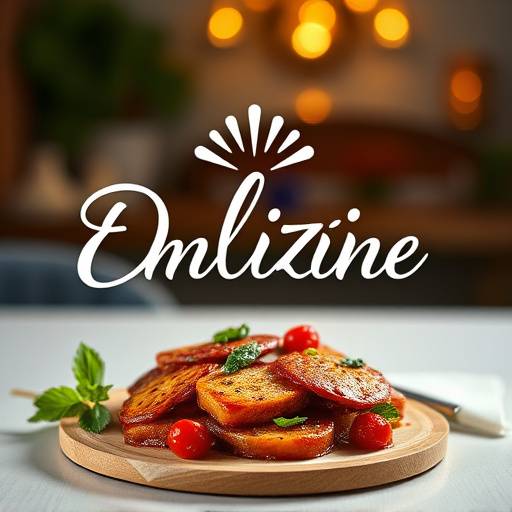 Logo dell'azienda 'Delizie Emiliane' utilizzato in uno spot televisivo.